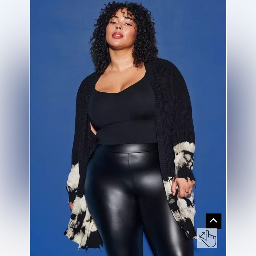 Torrid LoveSick Cotton Open Front Cardigan